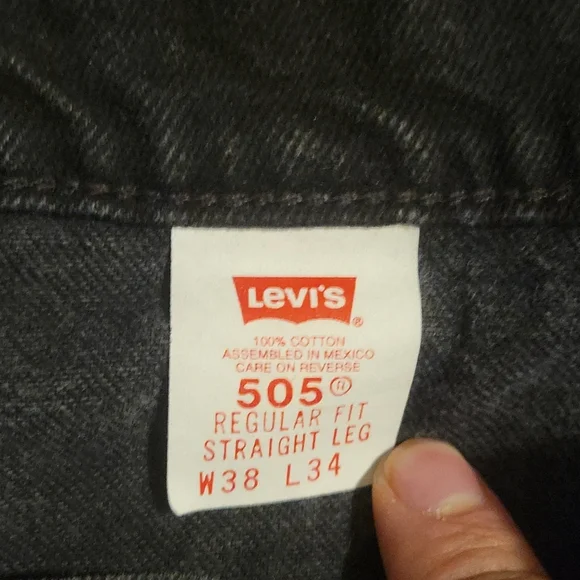 Vintage orange tab Levis 505 38x34 *READ DESCRIPTION* - Picture 4 of 9